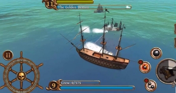 Ships Of Battle Age Of Pirates взломанный (Мод много денег, премиум корабли)
