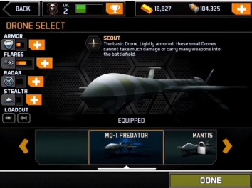 Drone Shadow Strike взломанный (Мод много денег)