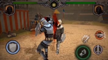 Knights Fight: Medieval Arena взломанный (Мод много денег)