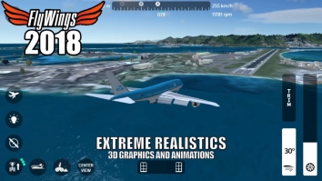 Flight Simulator 2018 FlyWings Free взломанный (Мод все открыто)