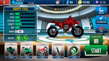 Gravity Rider: игра-симулятор мотокросса взломанный (Мод много денег)