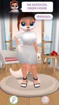 Говорящая Кошка Кими: Мой Виртуальный Питомец взломанная (Мод свободные покупки)