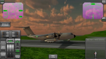 Turboprop Flight Simulator 3D взломанный (Мод много денег) 