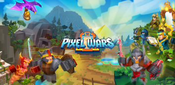 Pixel Wars — MMO Action взломанный (Мод) 