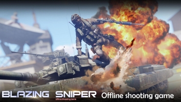 Blazing Sniper - offline shooting game взломанный (Мод много денег)