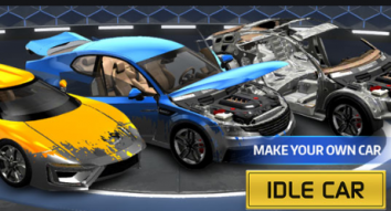 Idle Car взломанный (Mod: много денег и кристаллов)
