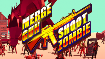 Merge Gun: Shoot Zombie взломанный (Мод много денег) 
