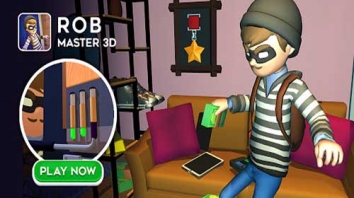 Взломанный Rob Master 3D (Мод много денег)