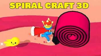 Spiral Craft 3D взломанный (Мод много денег)
