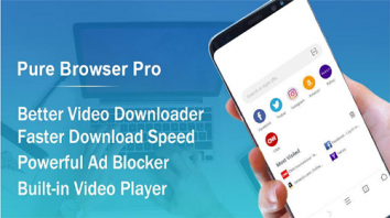 Pure Browser Pro-Ad Blocker взломанный (Мод все открыто)