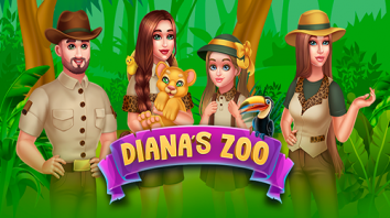 Diana's Zoo - семейный зоопарк взломанная (Mod на деньги)