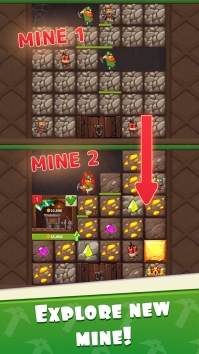 Gnome Diggers: Золото и шахты взломанная (Мод много денег) 