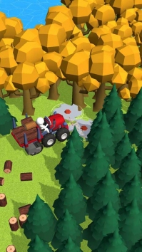 LumberHarvest-грузовик-лесоруб взломанный (Мод много денег)