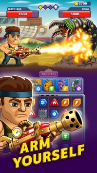 Battle Lines: Puzzle Fighter взломанная (Мод много денег) 