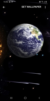 Earth & Moon 3D Live Wallpaper  ( pro) 