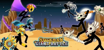 Stickman Giant: Army Battle взломанный (Мод много денег)