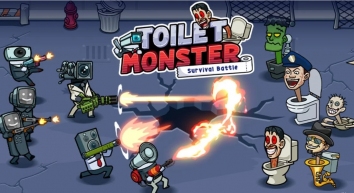 Toilet Monster Survival Battle взломанный (Мод меню/много денег)
