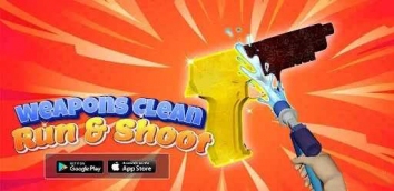 Weapons Clean: Run & Shoot взломанный (Мод бесплатные покупки)